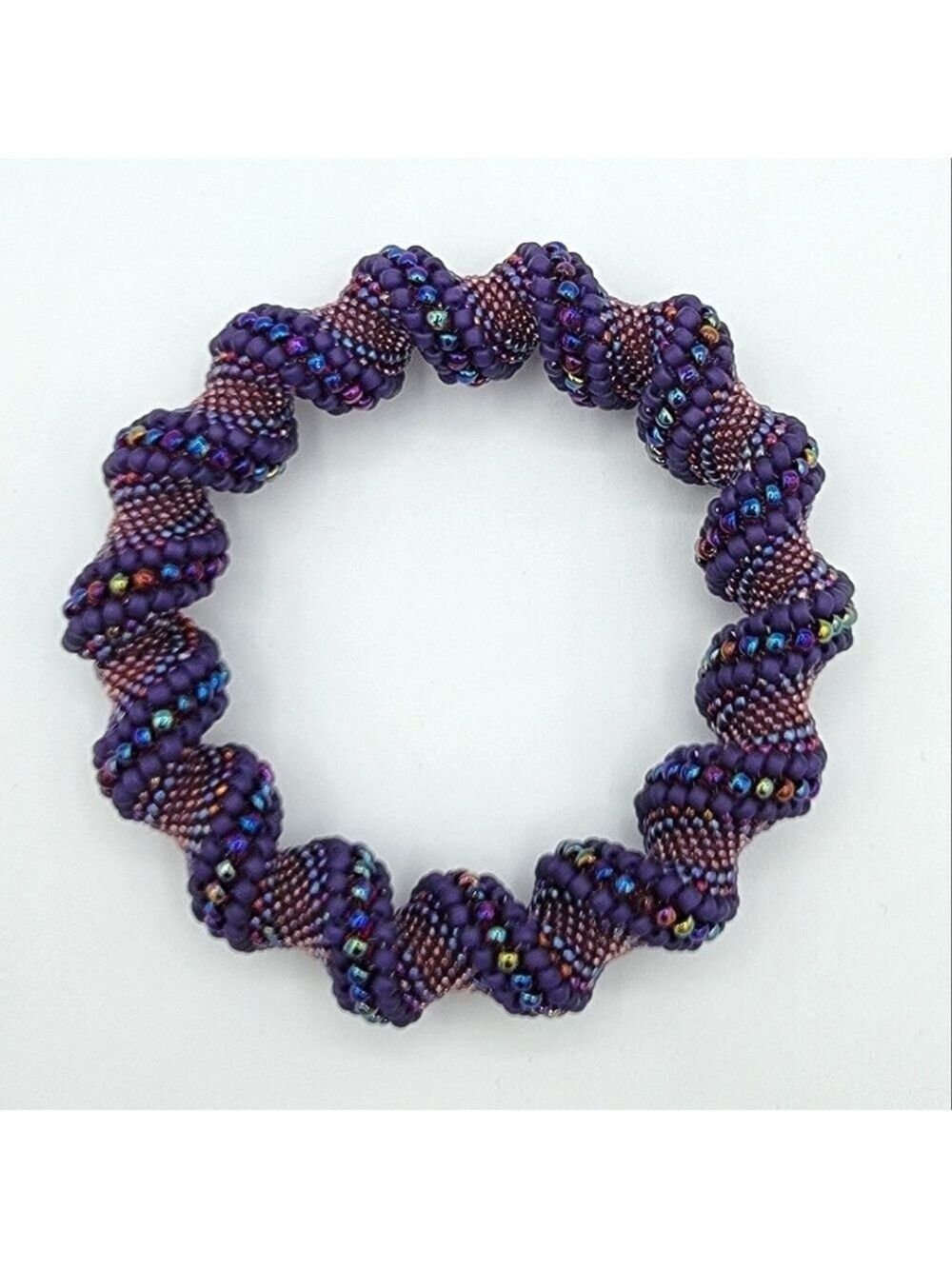 Bracelet Cellini Spiral Beadwoven #2079